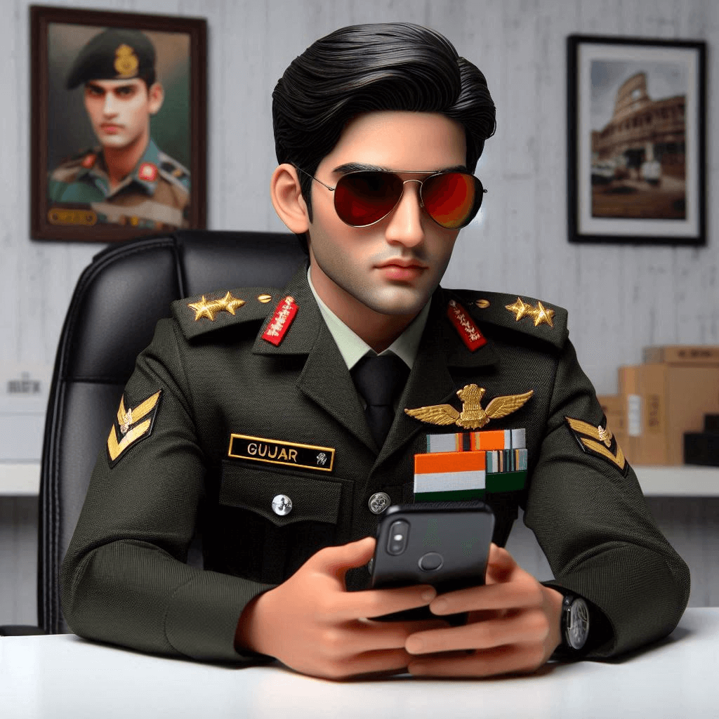 Indian Army Officer AI Photo Editing Prompts